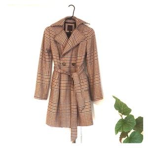 The Limited Women’s Houndstooth Trench Coat, XS